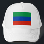 Dagestan Flag Trucker Hat<br><div class="desc">Patriotic flag of Dagestan.</div>
