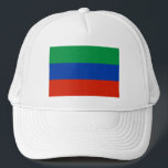 Dagestan Flag Trucker Hat<br><div class="desc">Patriotic flag of Dagestan.</div>