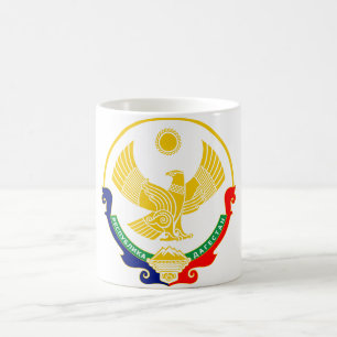Dagestan Official Coat Of Arms Heraldry Symbol Coffee Mug