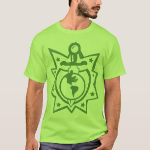 Dagger and Sheild Earth T-Shirt