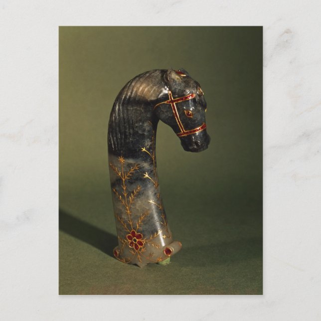 Dagger handle in the form of a horse's head postcard (Front)