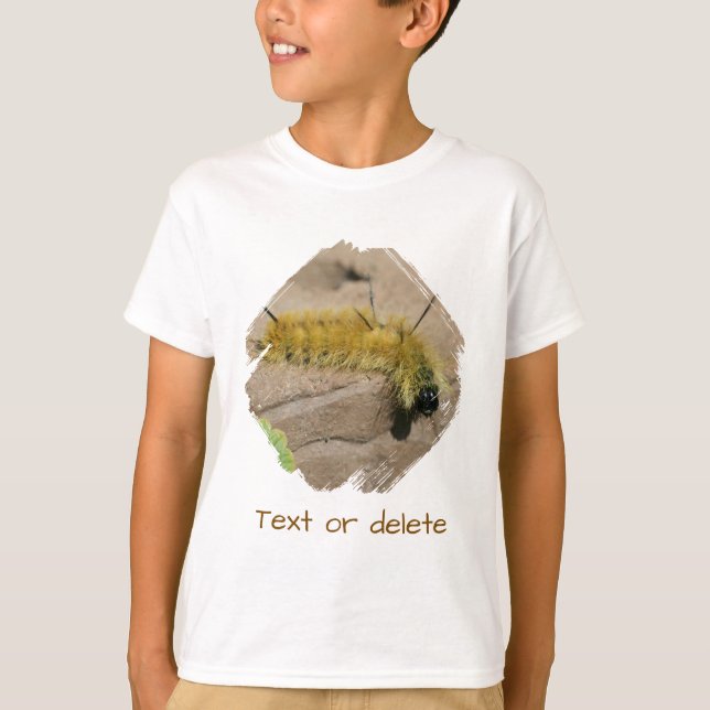Dagger Moth Caterpillar Bug Personalized T-Shirt (Front)