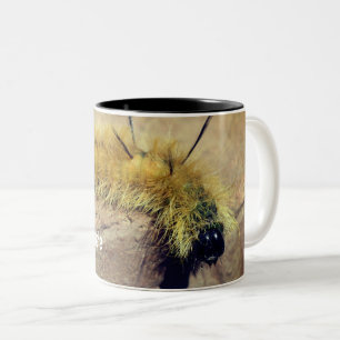 Dagger Moth Caterpillar Nature Personalised Two-Tone Coffee Mug