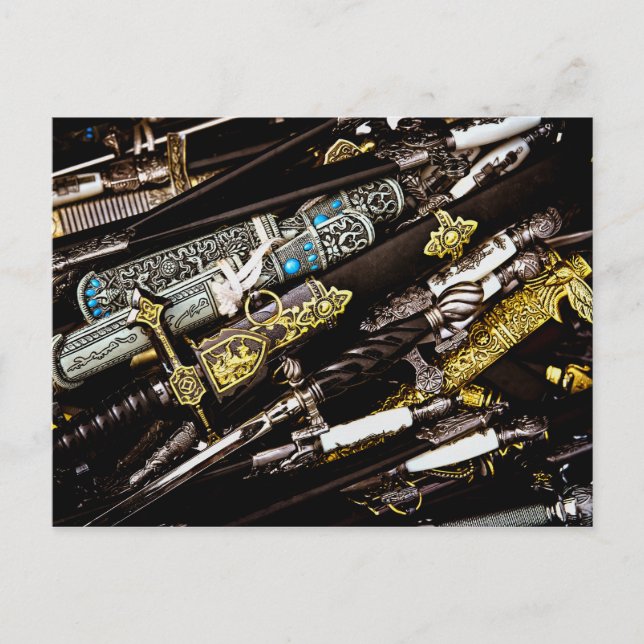 Daggers, Dirks and Sabres Postcard (Front)