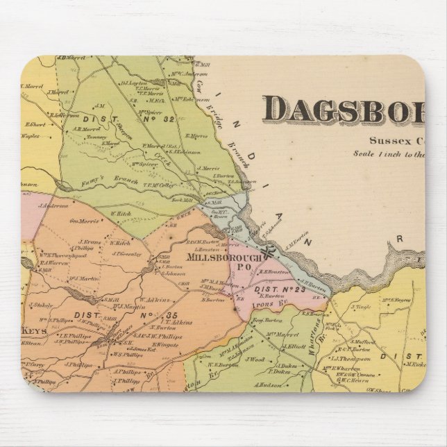 Dagsborough Mouse Mat (Front)