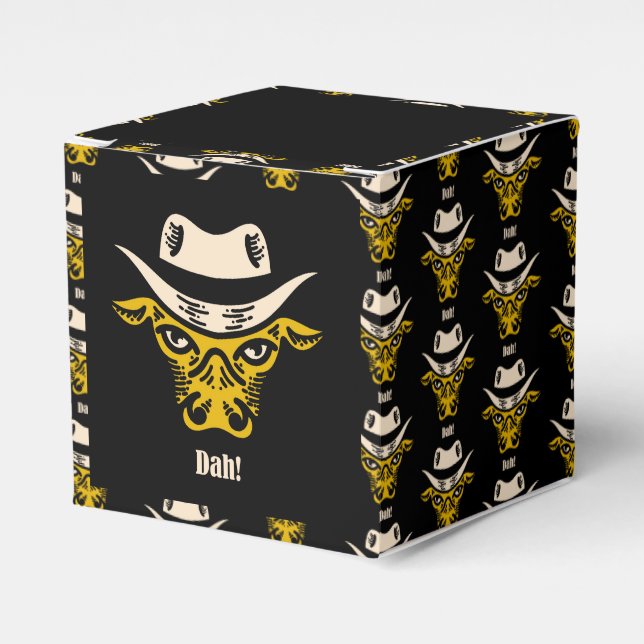Dah! Favour Box (Front Side)