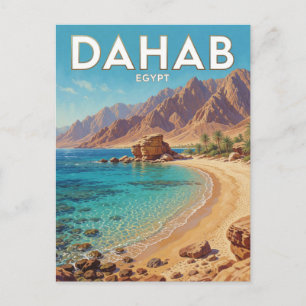 Dahab Egypt Sinai Mountain Coast Postcard