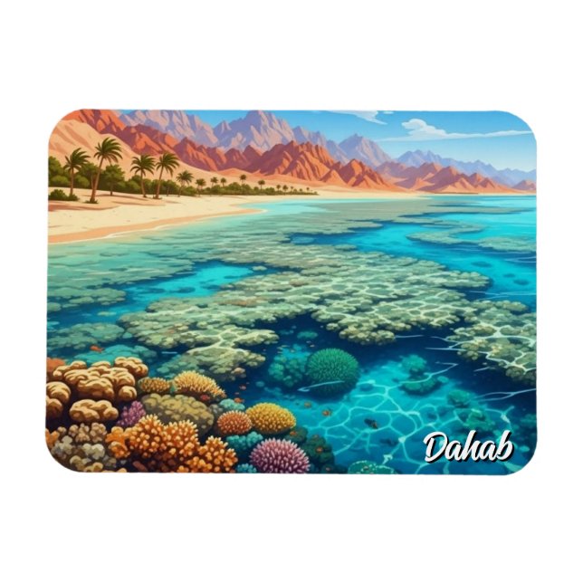 Dahab Egypt Travel Magnet (Horizontal)