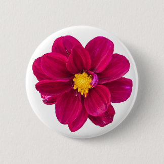 Dahlia 6 Cm Round Badge