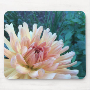 Dahlia B: Yellow and salmon --- Mouse Mat
