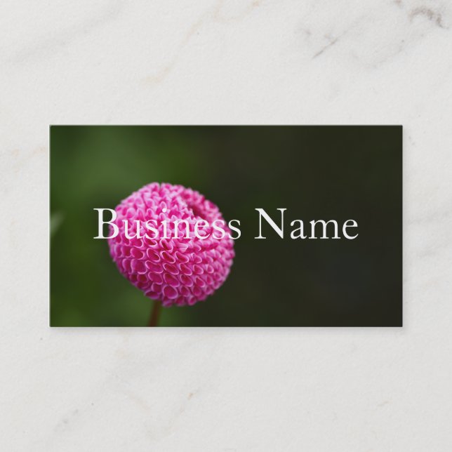 Dahlia  Business Card (Front)