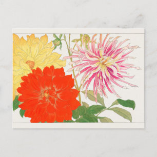 Dahlia by Tanigami Konan Postcard