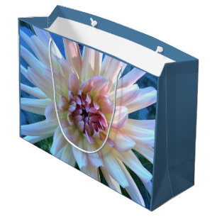 Dahlia: C Yellow and Salmon --- Large Gift Bag