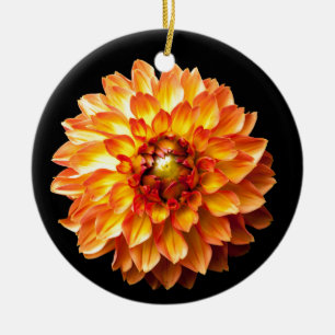 Dahlia Ceramic Tree Decoration
