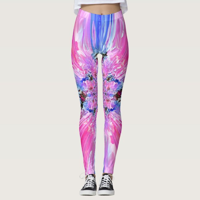 Dahlia Colour Spray Leggings (Front)