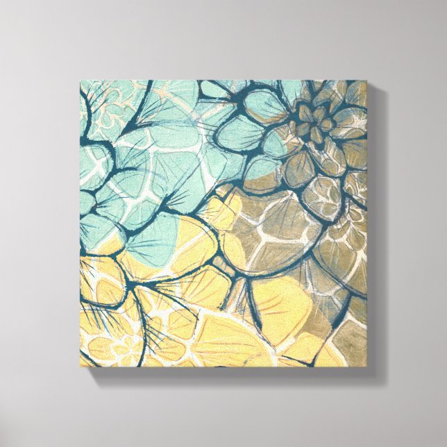 Dahlia Dance I Canvas Print (Front)