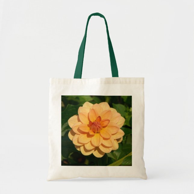 Dahlia 'David Howard' Tote Bag (Front)