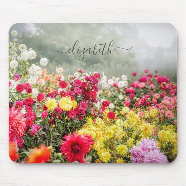 Dahlia Field Mousepad (Front)