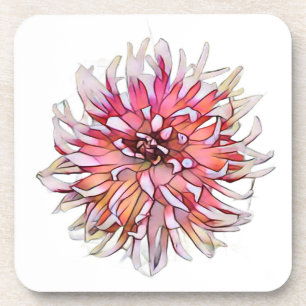 DAHLIA FLOWER COASTER