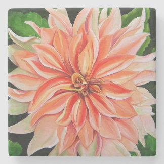 Dahlia Flower Coaster by Michelle Meyer