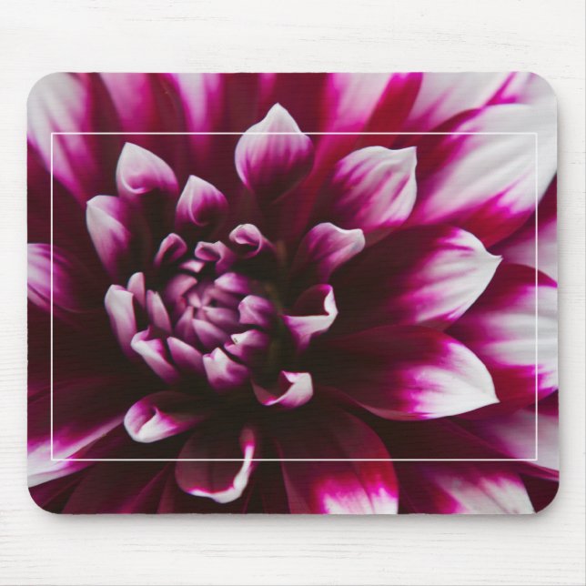 Dahlia Flower Mouse Mat (Front)