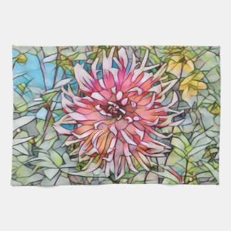 DAHLIA FLOWER TEA TOWEL