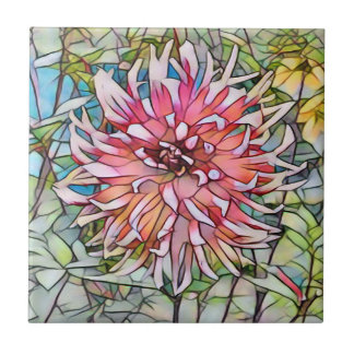 DAHLIA FLOWER TILE
