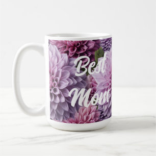 Dahlia Flowers AI Art Design Best Mum  Coffee Mug