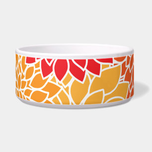 Dahlia Flowers, Pattern Of Flowers, Orange Dahlia