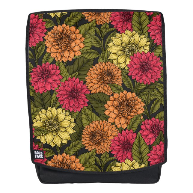 Dahlia garden backpack (Front)