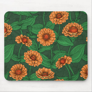 Dahlia garden mouse mat