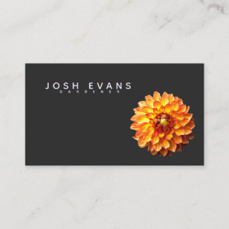 Dahlia Gardener Business Card
