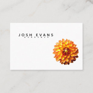 Dahlia Gardener Business Card