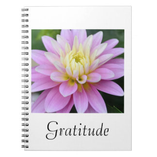 Dahlia Gratitude Journal Notebook