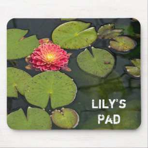 Dahlia In Pond Mouse Mat