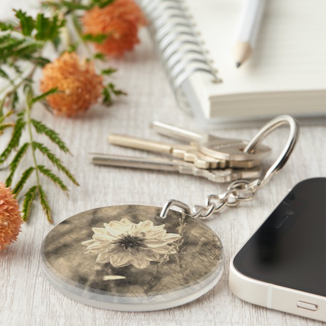 Dahlia Key Ring (Front Right)