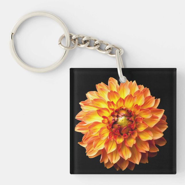 Dahlia Key Ring (Front)