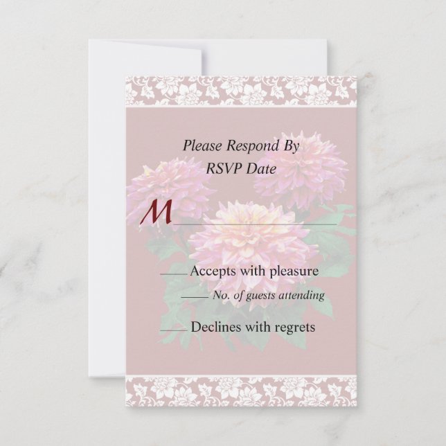Dahlia Kidds Climax Wedding Invitation (Front)