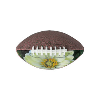 Dahlia Light Yellow Flower American Football