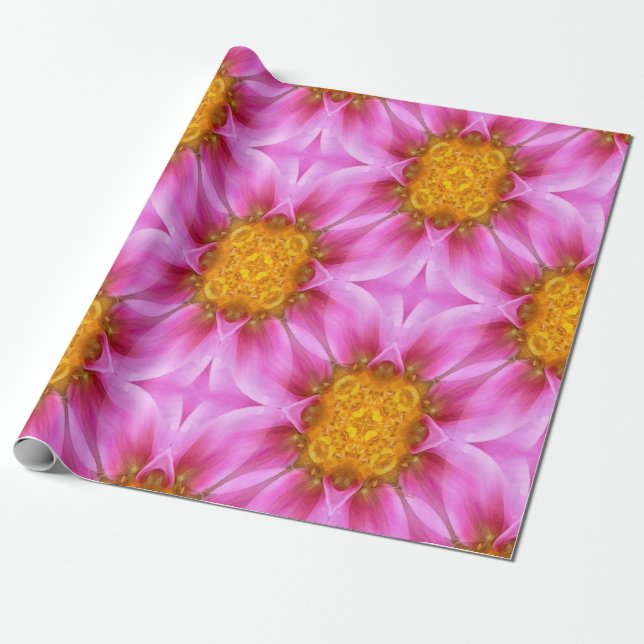 Dahlia Love... Wrapping Paper (Unrolled)