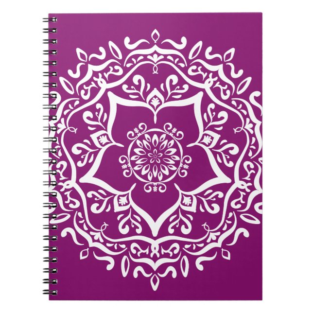 Dahlia Mandala Notebook (Front)