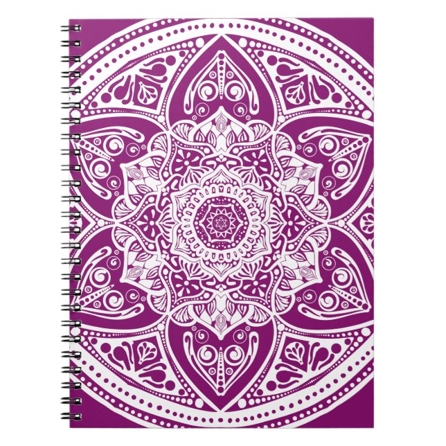 Dahlia Mandala Notebook (Front)