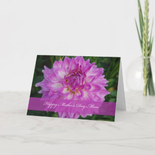 Dahlia Mother's Day Mum Card