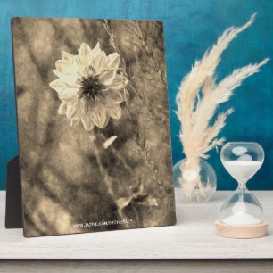 Dahlia Plaque