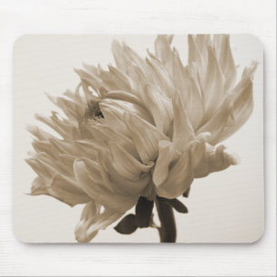 dahlia sepia print mouse mat
