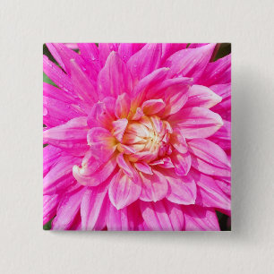 Dahlia Square Button