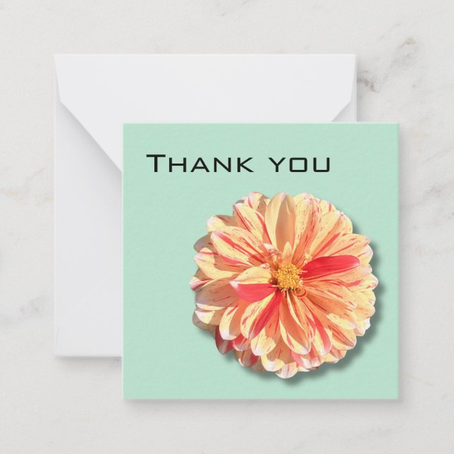 Dahlia Thank You card (Front)