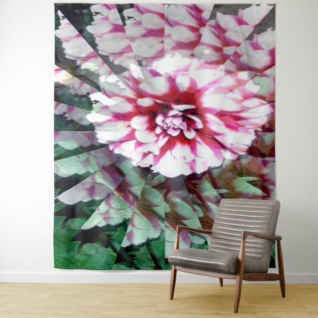 Dahlia twirl..... tapestry (In Situ)