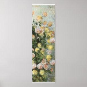 Dahlias, 1883, Claude Monet Poster