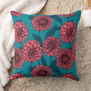 Dahlias Cushion